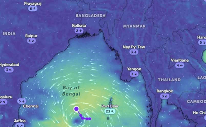 ‘সিভিয়ার সাইক্লোনে’ রূপ নিতে পারে ঘূর্ণিঝড় ‘মন্থা’