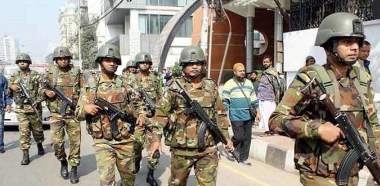 নির্বাচনে সেনা ও নৌবাহিনীর ৯২ হাজার ৫০০ সদস্য মোতায়েন