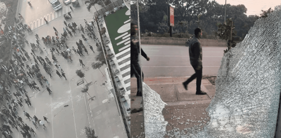 এনইআইআর নিয়ে সংঘর্ষ: বিটিআরসি ভবনে হামলা, দোকান বন্ধের ঘোষণা