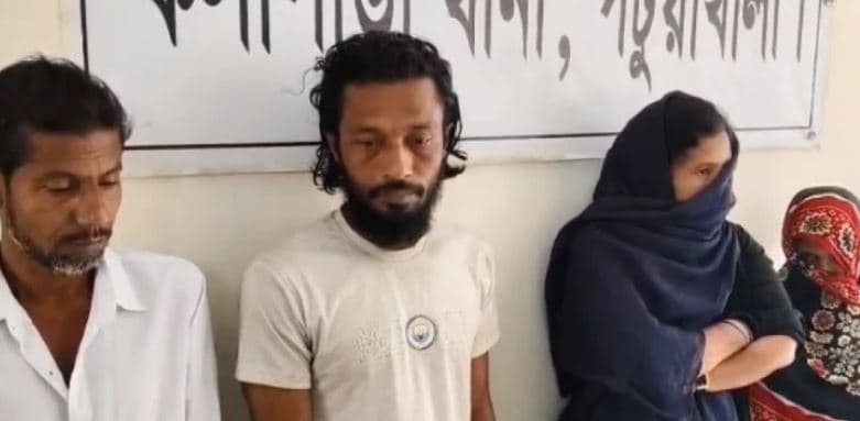 আবাসিক এলাকায় দেহ ব্যবসা: কলাপাড়ায় চারজন গ্রেপ্তার