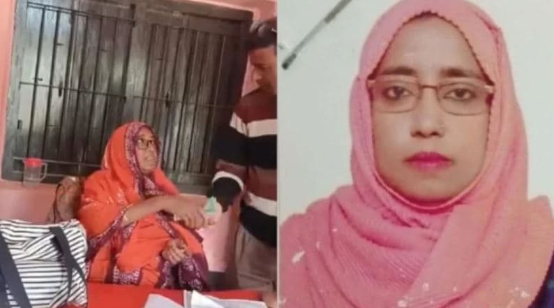 ভাইরাল হওয়া ভিডিওতে ঘুষগ্রহণ করতে দেখা যায় সহকারী ভূমি কর্মকর্তা সেলিনা পারভীনকে। ছবি: সংগৃহীত