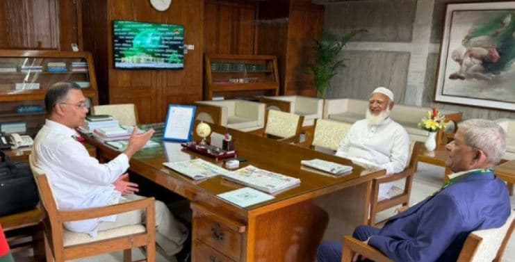 প্রধানমন্ত্রীর সঙ্গে বিরোধীদলীয় নেতার সাক্ষাৎ