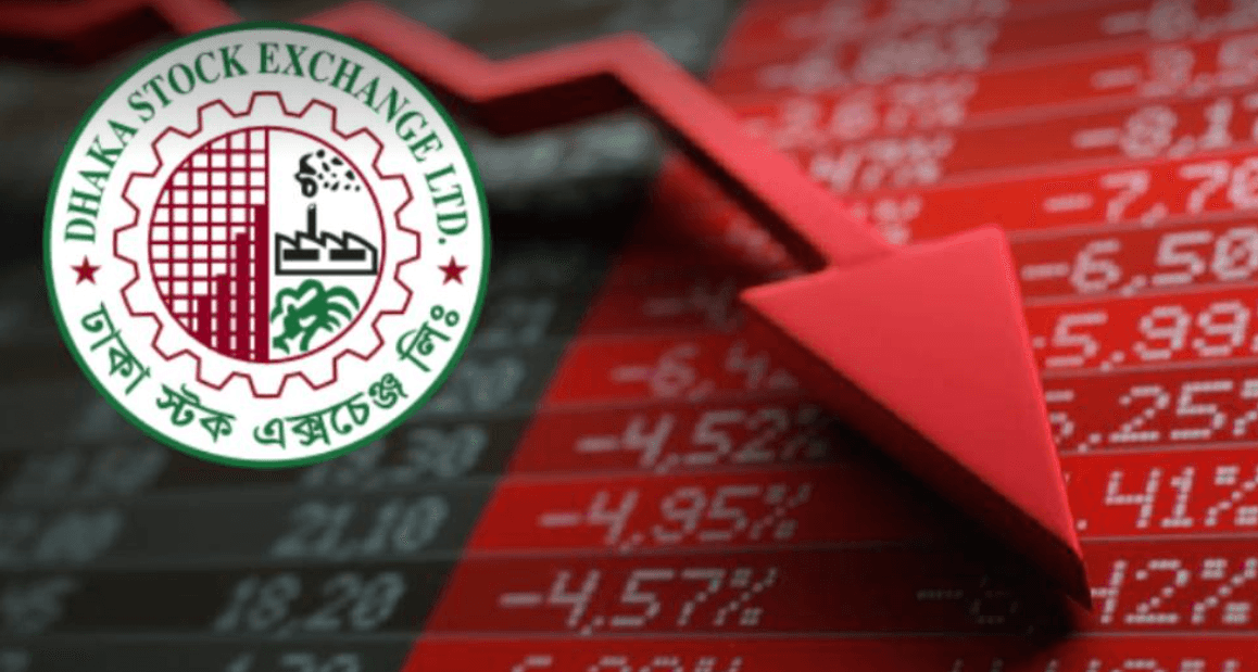 শেয়ারবাজারে পতনের ধারা, এক সপ্তাহে ৩ হাজার কোটি টাকার ক্ষতি