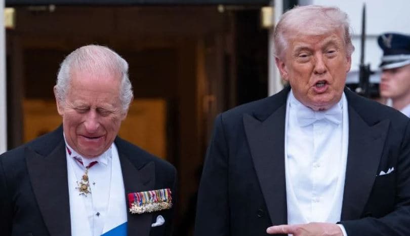 ট্রাম্পকে খোঁচা দিলেন রাজা চার্লস, বললেন-‘ব্রিটিশরা না থাকলে ফ্রেঞ্চে কথা বলতেন’