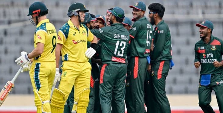 ২১ বছর পর ওয়ানডেতে অস্ট্রেলিয়াকে হারাল বাংলাদেশ