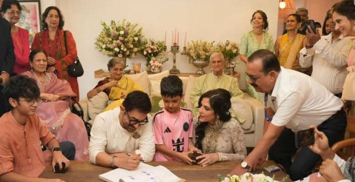 তৃতীয়বার বিয়ে করলেন আমির খান