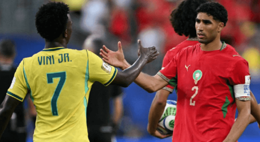 ব্রাজিলকে রুখে যা বললেন মরক্কো অধিনায়ক হাকিমি