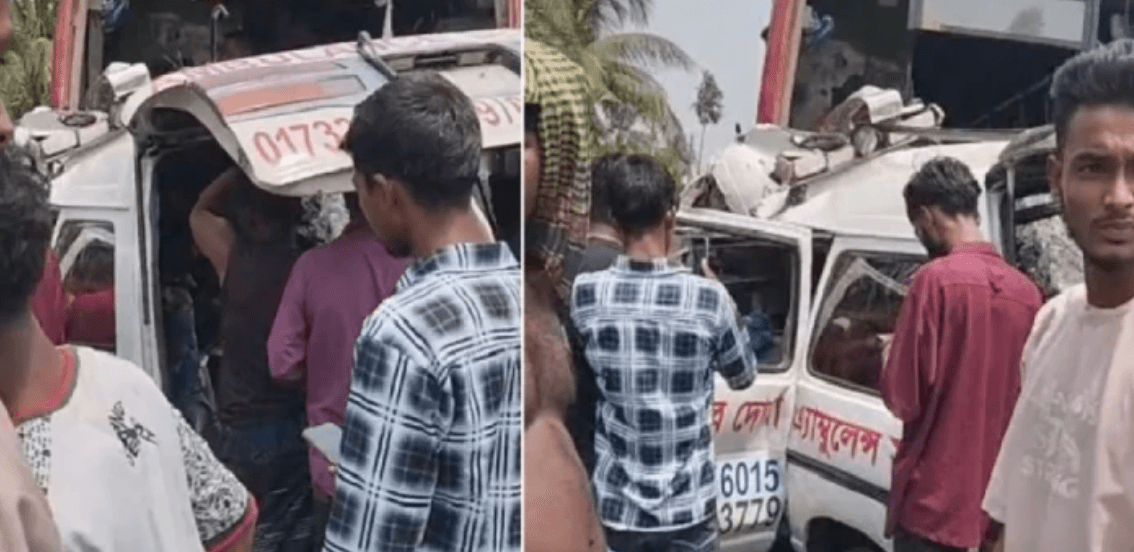 ফরিদপুরে বাস-অ্যাম্বুলেন্স সংঘর্ষে নিহত ৫