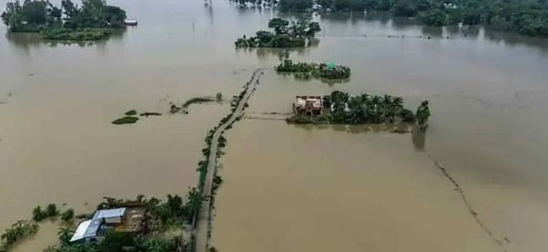 বন্যা মোকাবিলায় সাড়ে ৪ কোটি টাকা ও ৯ হাজার টন চাল বরাদ্দ