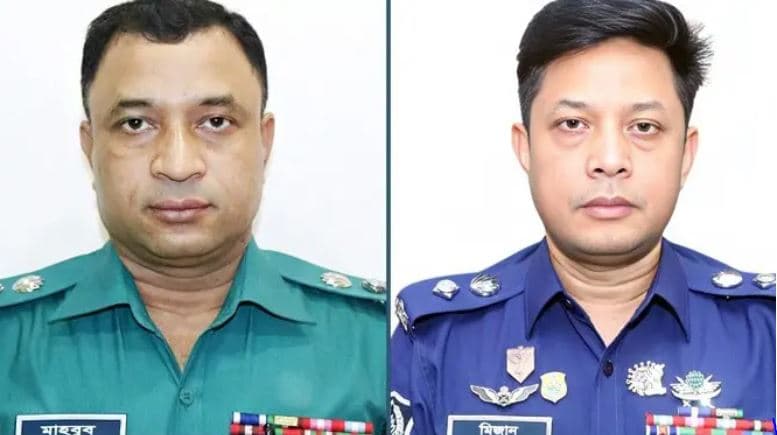 ফেনী ও পঞ্চগড়ের আলোচিত দুই এসপি প্রত্যাহার