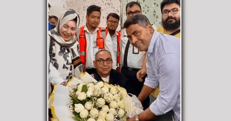 চিকিৎসা শেষে দেশে ফিরলেন মির্জা আব্বাস