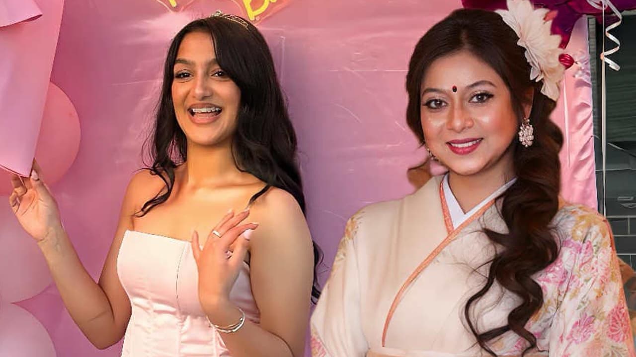 বোনের মেয়ের জন্মদিনে ভিন্ন সাজে শাবনূর