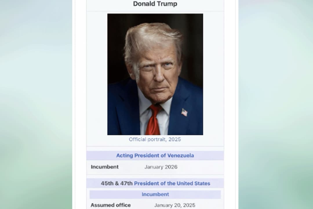 নিজেকে ভেনেজুয়েলার ‘ভারপ্রাপ্ত প্রেসিডেন্ট’ ঘোষণা করলেন ট্রাম্প