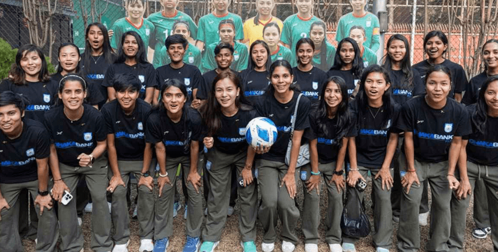 প্রথমবার এএফসি নারী এশিয়ান কাপে খেলতে অস্ট্রেলিয়ায় বাংলাদেশের মেয়েরা