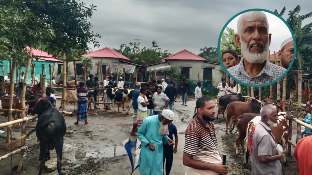 ইজারা ছাড়া হাট বসিয়ে বিএনপি নেতা বললেন ‘দল ক্ষমতায়, তাই হাট করছি’